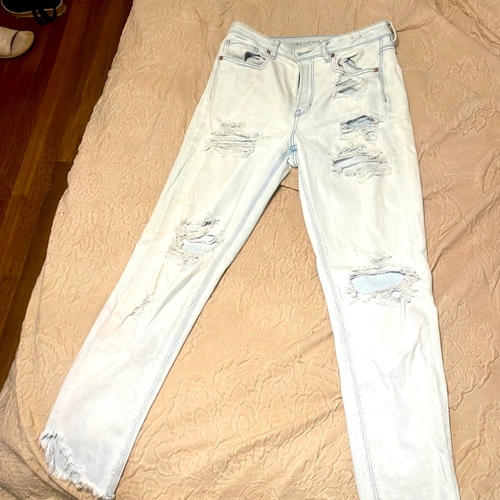 HIGH RISE AE JEANS!